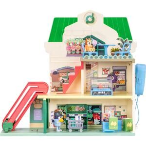 Bluey and Bingo Supermarket Playset with Escalator and  Sounds NWT
